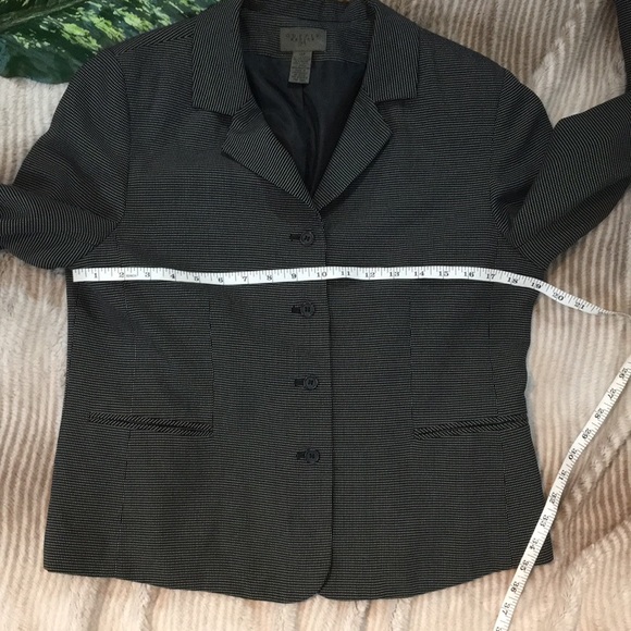 Polka dot blazer by OUTFIT PETITE JPR size 12P - Picture 6 of 8